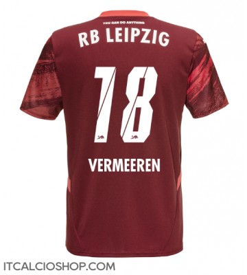 RB Leipzig Arthur Vermeeren #18 Seconda Maglia 2024-25 Manica Corta